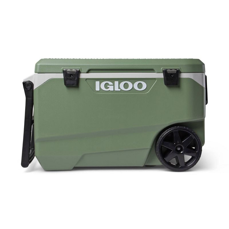 Igloo Ecocool Latitude 90qt Roller Cooler - Green, 1 of 15