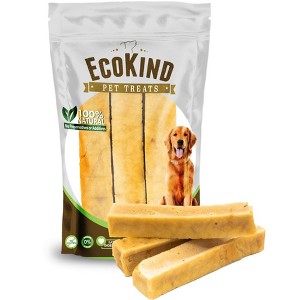 EcoKind Pet Treats Peanut Butter Flavor Premium Gold Yak Chews - Ordorless, Long Lasting Chews for all Breeds - 1 of 4