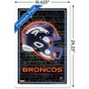 Trends International NFL Denver Broncos - Neon Helmet 23 Framed Wall Poster Prints - 3 of 4