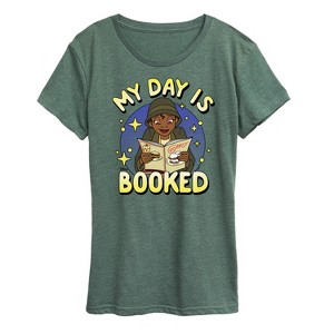 Women's - Disney Princess - Tiana My Day Is Booked Short Sleeve Graphic T-Shirt - 1 of 4