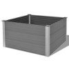 vidaXL White Iron 4-Floor Flower Stand with Wheels, Durable Plant Rack with Strong Frame and Versatile Storage Shelf, 17.3"x9.1"x31.5" - 3 of 4