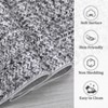 Modern Washable Area Rug, Soft Non-Slip Carpet for Living Room & Bedroom, Large Farmhouse Throw Rug, Non-Shedding, Stain Resistant (Multi) - 4 of 4