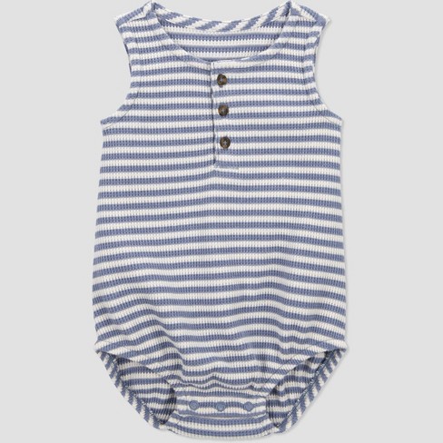 Carter's Just One You® Baby Boys' Dino Striped Romper - Navy Blue 3m :  Target