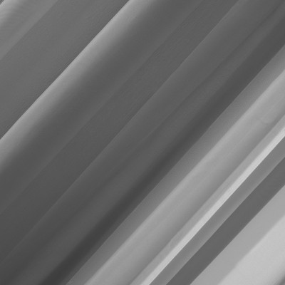 Gray Sheer Voile Rod Pocket Curtain Panel, 59" x 84" Polyester