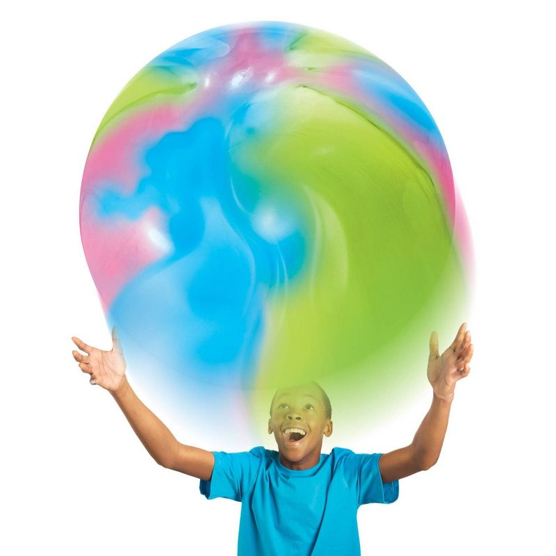 Wubble Groovy Ball with Pump - Pink/Green/White, 5 of 7