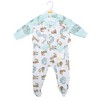 Hudson Baby Fleece Sleep and Play, Cute Safari - 2 of 4