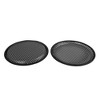 Unique Bargains Mesh Woofer Subwoofer Grill Car Speaker Cover Black 2 Pcs - 4 of 4