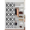 RoomMates Gazebo Lattice Black Peel and Stick Wallpaper: Removable Vinyl, Geometric Pattern, 28.18 Sq Ft Coverage - 4 of 4