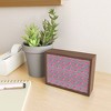 Little Arrow Design Co watercolor hearts on stripes Framed Mini Art Print 4" (H) x 3" (W) x 1" (D) - Society6 - 2 of 3