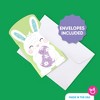 Big Dot of Happiness Assorted Spring Easter Bunny Gift Card Holders with Envelopes, Easter Cash Money Holders Sleeves, Round Nifty Gifty Pack Set of 8 - 3 of 4