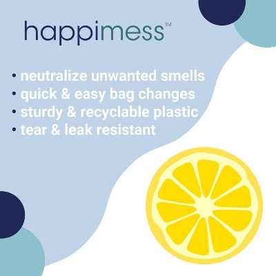 8-Gallon White Lemon Scented Drawstring Trash Can Liners (60-Count)