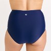 Calypsa Women's Full Coverage High Waisted Bikini Bottom With Front Tie - image 3 of 3