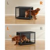 Feandrea Dog Crate Furniture, 44.1" Side End Table, Modern Kennel for Dogs Indoor up to 80 lb, Heavy-Duty Dog Cage with Multi-Purpose Removable Tray - 4 of 4
