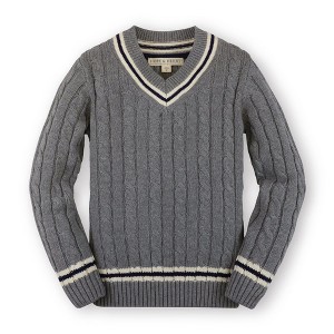 Hope & Henry Boys' Organic Tennis Sweater, Kids - 1 of 4