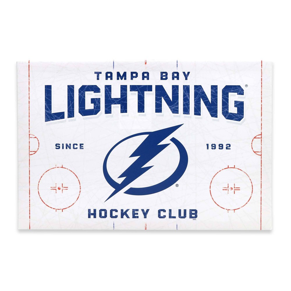 Photos - Wallpaper NHL Tampa Bay Lightening Rink Canvas