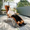 NewHome"71x22 Inch Chaise Lounger Cushion for Recliners, Rocking Chairs, Deck & Sofa Mats, Outdoor Comfort"BlackRedCoffeeGrey&Purple - 2 of 4