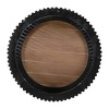 Christopher Knight Home Round Modern End Table Acacia Wood Side Table with Wooden Frame for Living Room,Bedroom,Small Spaces - 3 of 4