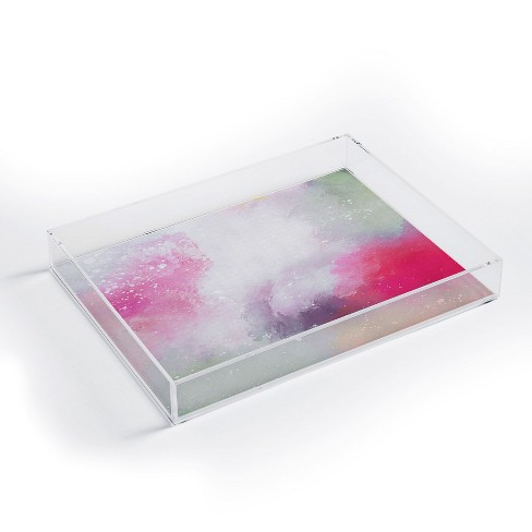 Emanuela Carratoni Good Things will Find You Small Acrylic Tray - Deny  Designs