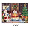 Old World Christmas Holiday Puzzle, Santa Checking His List, 24" x 18" - 2 of 2