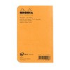 Rhodia Slim Staplebound Notebook - Graph 24 sheets - 3 x 4 3/4 - Orange cover - 3 of 3