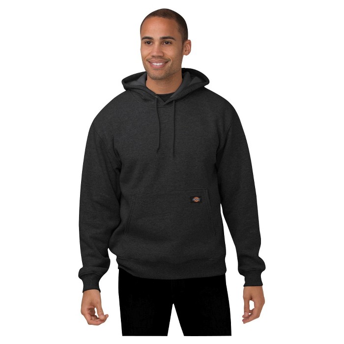 Dickies® Men's Midweight Fleece Pullover Hoodie- Black S : Target