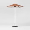 6' Round Outdoor Patio Market Umbrella with Black Pole - Room Essentials™ - 3 of 4