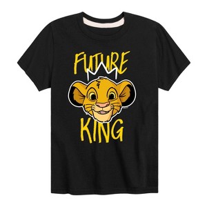 Boys' - The Lion King - Simba Future King Short Sleeve Graphic T-Shirt - 1 of 4