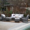 GRANDPATIO Polyethylene (PE) Wicker 5 - Person Seating Group with Cushions - 2 of 4