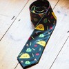 Crazy Dog T-Shirts Tacos Necktie Funny Mens Ties Novelty Neckties for Men Taco Tie Hilarious Ties for Guys - 2 of 4