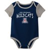 NCAA Arizona Wildcats Infant Boys' 3pk Bodysuit - 4 of 4