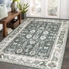4x6 Rug for Living Room, Throw Rugs with Rubber Backing, Vintage Washable Rug for Bedroom - 2 of 4