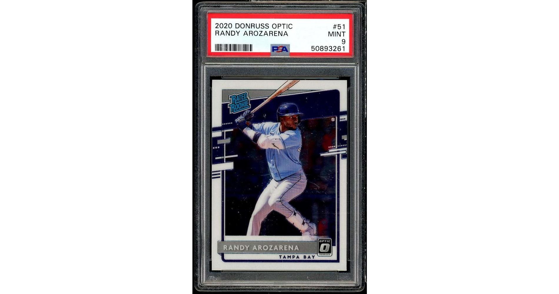 Randy Arozarena Rookie Card 2020 Donruss Optic #51 PSA 9