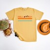 Simply Sage Market Women's Retro Halloween Stripes Short Sleeve Garment Dyed Tee - 3 of 4