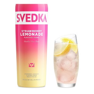 SVEDKA Strawberry Lemonade Flavored Vodka - 1L Bottle - 1 of 4