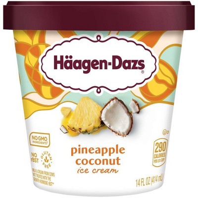 Haagen Dazs Pineapple Coconut Ice Cream - 14oz