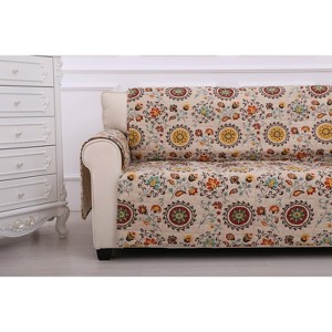Greenland Home Fashions Andorra Multi Loveseat, 103x76 Inches - 1 of 1
