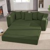 Sapphtopaz 76" 2-in-1 Couches for Living Room Convertible Sofa Bed Pull Out Sleeper Couch with 5 Pillows & 2 Cup Holders Couch Bed for Bedroom - 2 of 4