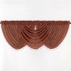 GoodGram 2-Pack: Beaded Emerald Crepe Waterfall Valances - 3 of 3