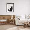 Stupell Industries Halloween Black Cat Silhouette Floating Frame Canvas Art, Black, 25" x 31" - 3 of 4