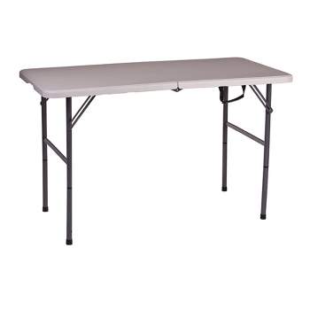 Stansport Folding Camping Table With Adjustable Height 48" x 24"