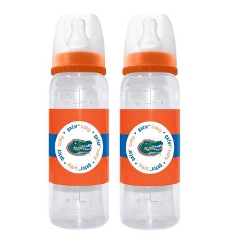 BabyFanatic Officially Licensed NCAA Florida Gators 9oz Infant Baby Bottle 2 Pack