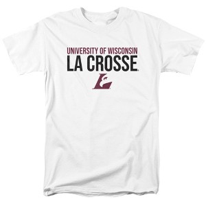 Men's University of Wisconsin La Crosse Official Stacked T-Shirt Stacked - 1 of 4