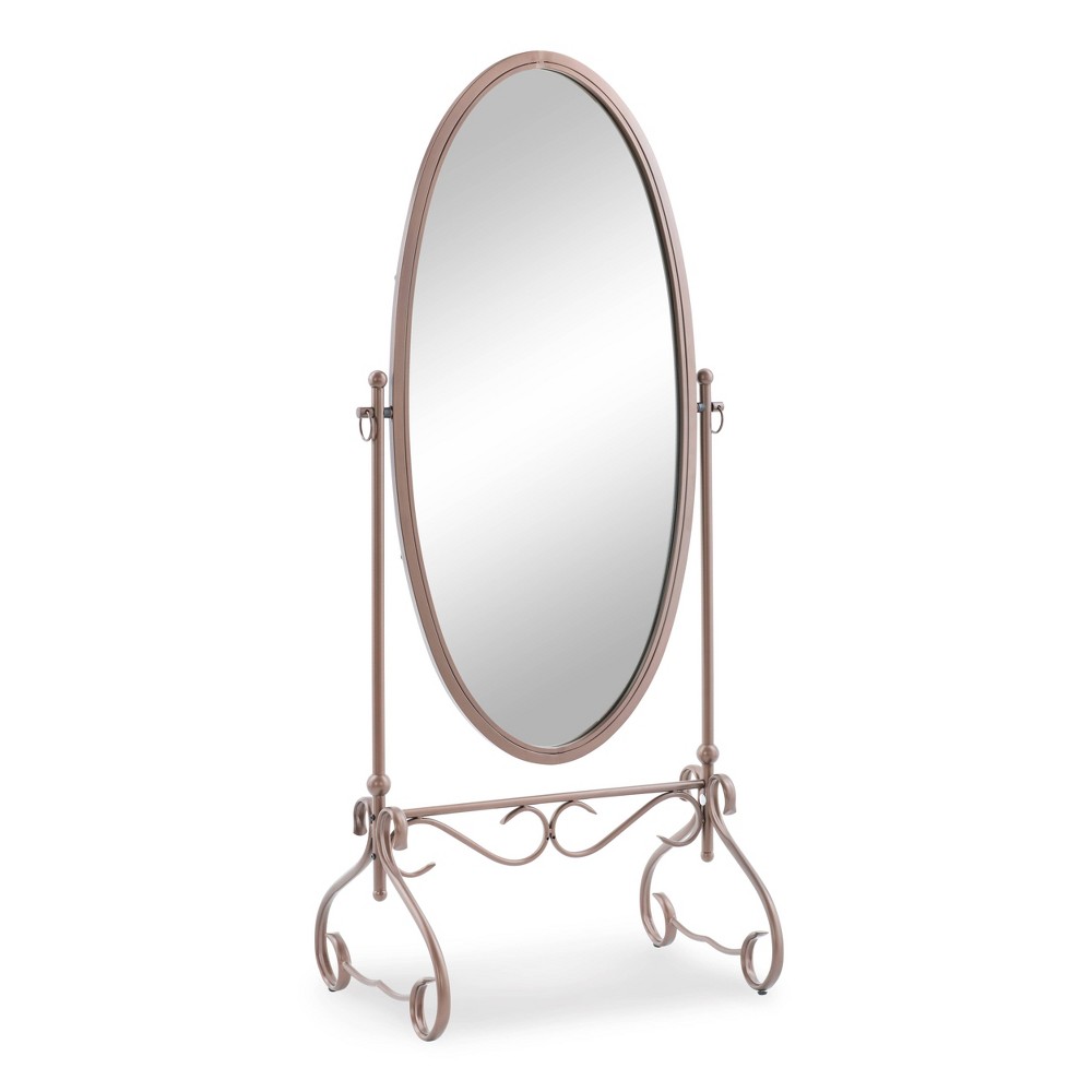 Photos - Wall Mirror Linon Clarisse Traditional Full Length Metal Mirror Bronze  