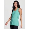 RBX Active Women's Super Soft Relaxed Fit Twist Racerback Tunic Tank Top - 4 of 4