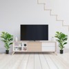 Tangkula 3 FT Artificial Tree Fake Fiddle Leaf Fig Plant in Pot with 32 Leaves Maintenance Free Faux Tree - 4 of 4