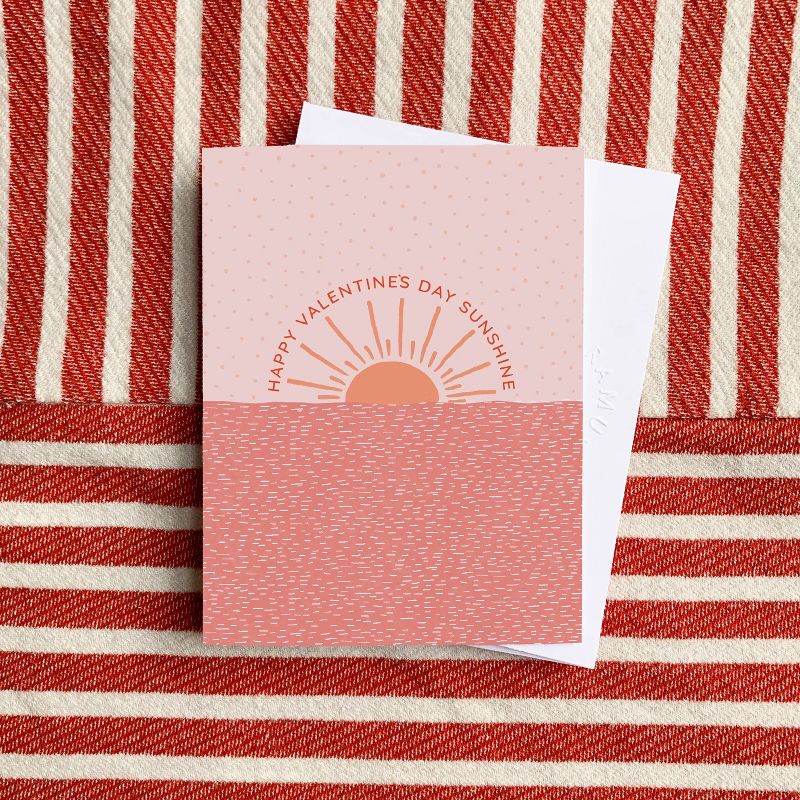 Love/Friendship Greeting Card Pack (3ct) "Happy Valentine's Day Sunshine" by Ramus & Co, 2 of 6