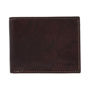 Steve Madden Men's Antiqued Leather Passcase Wallet - 1 of 4