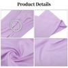 Unique Bargains Chair Sashes Bow 13.78"x5.91" Light Purple 10 Pcs - 3 of 4