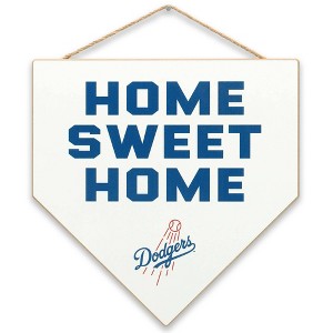 MLB Los Angeles Dodgers Home Sweet Home Hanging Wood Wall Decor - 1 of 4