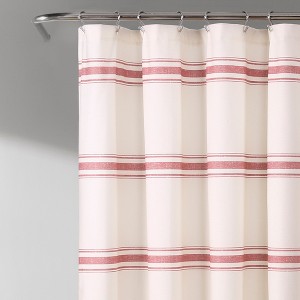 Homestead Stripe Shower Curtain - 1 of 4